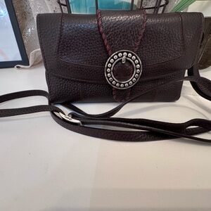 Brighton’s Chocolate Brown Leather Women's wallet/crossbody